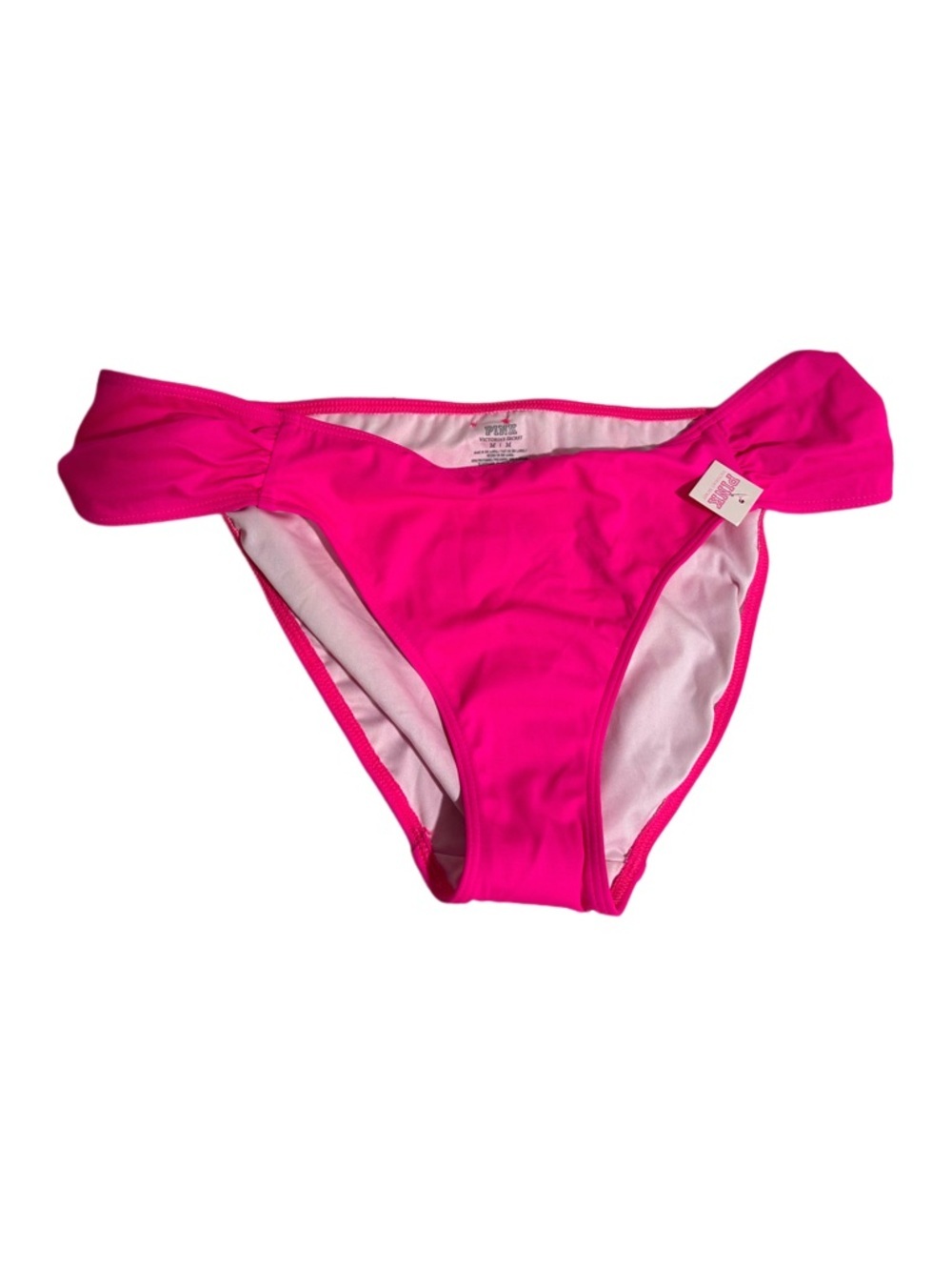 Victoria’s Secret Pink Brand Bright Hot Pink Bikini Bottom - Picture 3 of 12